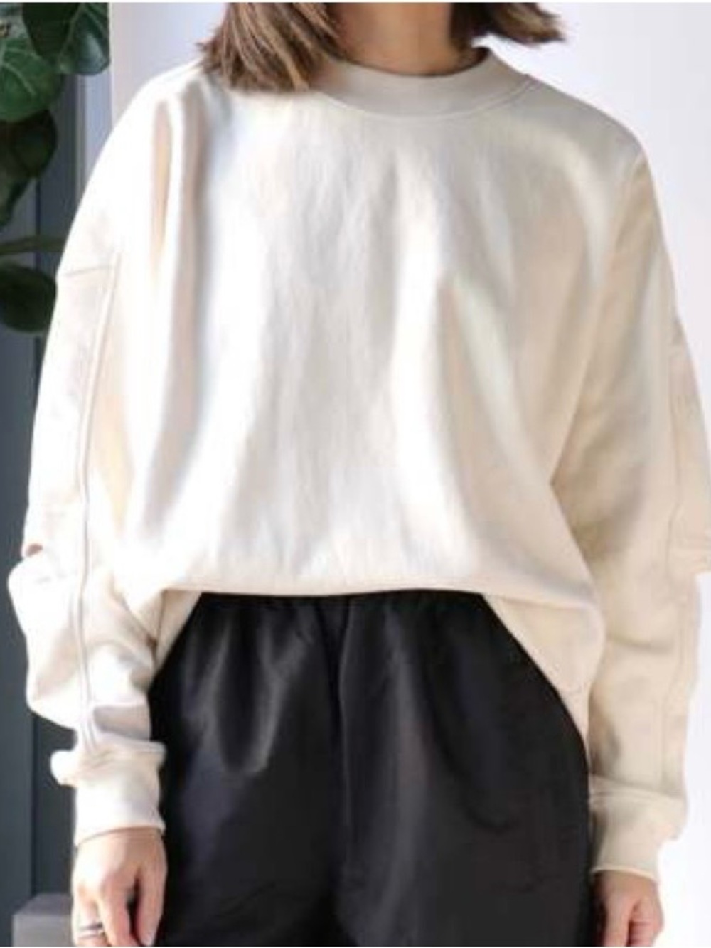 Tibi cocoon back sweatshirt